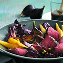 Treviso, Fig & Pear Steak Salad